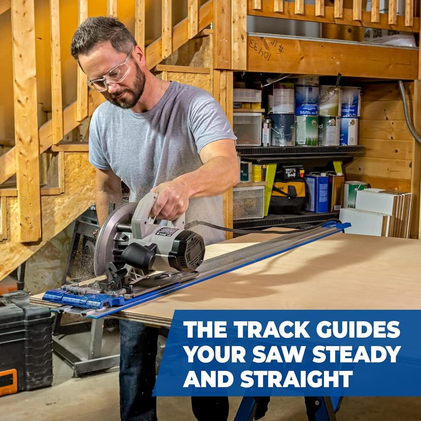 Kreg KMA2700 Accu-Cut – Circular Saw Track – Make Straight, Cross, Rip & Angled Cuts Easily