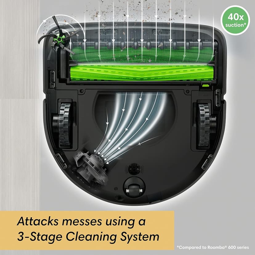 iRobot Roomba s9+ Self Emptying Robot Vacuum - Self-Empty for 60 Days, Detects & Cleans Around Objects in Your Home, Smart Mapping, Powerful Suction, Corner & Edge Cleaning