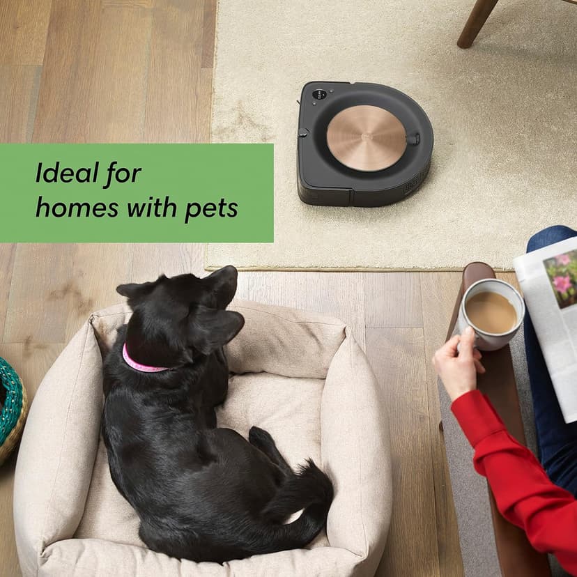 iRobot Roomba s9+ Self Emptying Robot Vacuum - Self-Empty for 60 Days, Detects & Cleans Around Objects in Your Home, Smart Mapping, Powerful Suction, Corner & Edge Cleaning