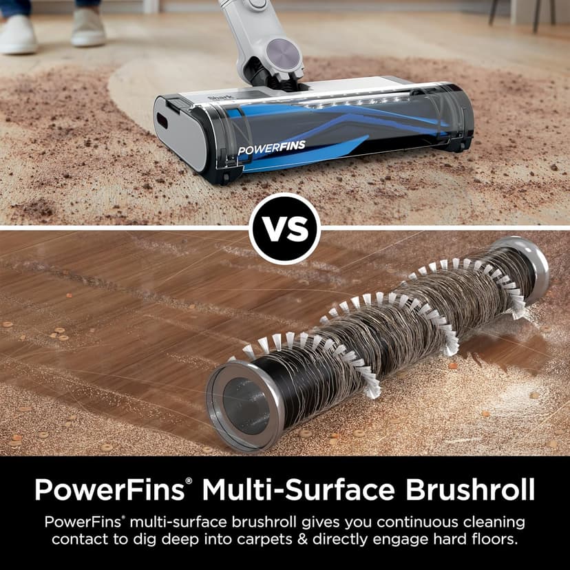 Shark Detect Pro Cordless Vacuum with PowerFins Brushroll, Stick/Handheld (2-in-1), Ash Purple/Grey, IW1120