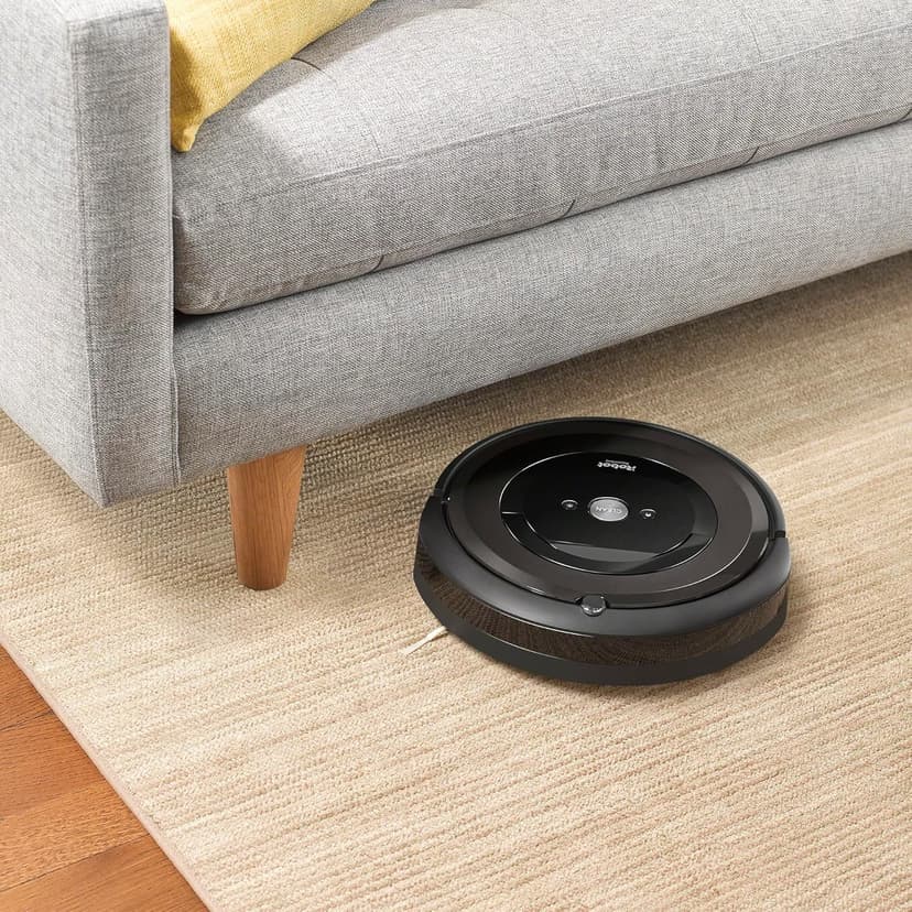 iRobot Roomba E5 (5150) Robot Vacuum - Wi-Fi Connected, Works with Alexa, Ideal for Pet Hair, Carpets, Hard, Self-Charging Robotic Vacuum, Black