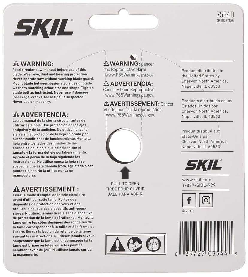 SKIL 75540 4-3/8-Inch by 40T Carbide Flooring Blade