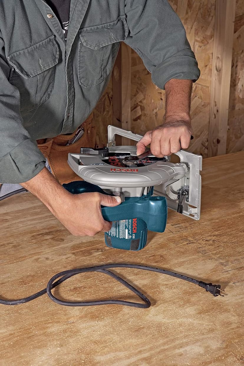 BOSCH CS5 120-Volt 7-1/4-Inch Circular Saw, Bosch Blue