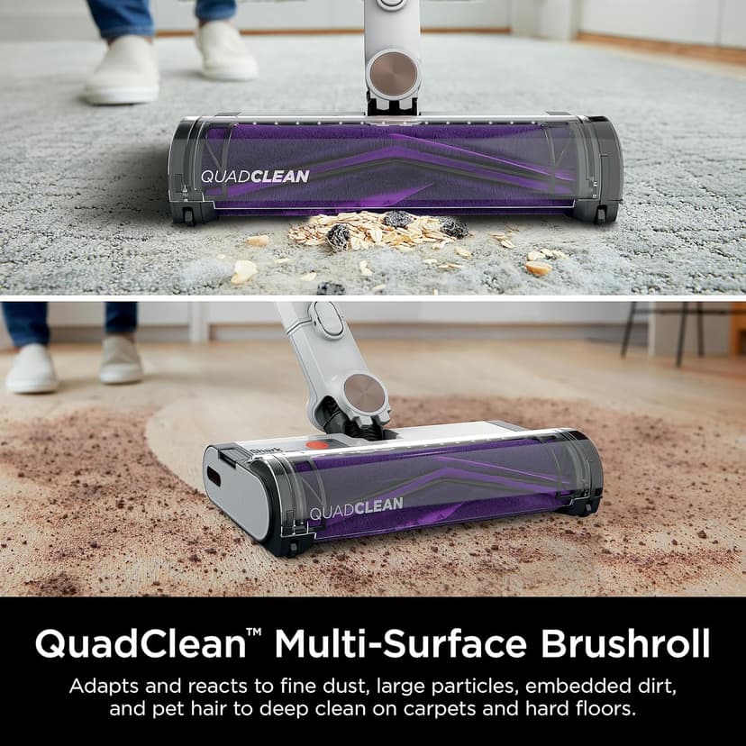 Shark IW1111 Detect Pro - Lightweight Cordless Vacuum Cleaner with HEPA Filter, Portable Handheld Attachment, Crevice Tool, Rechargeable Multi-Surface Stick Vacuum for Household Pet Hair, Dark Grey