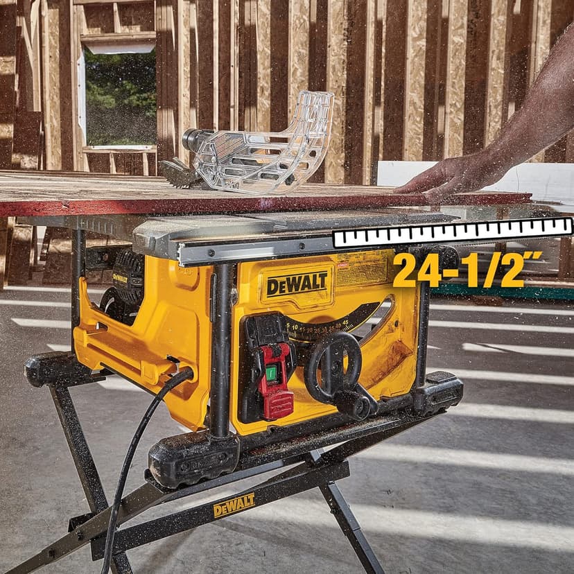 Dewalt DWE7485R 120V 15 Amp Compact 8-1/4 in. Corded Jobsite Table Saw (Renewed)