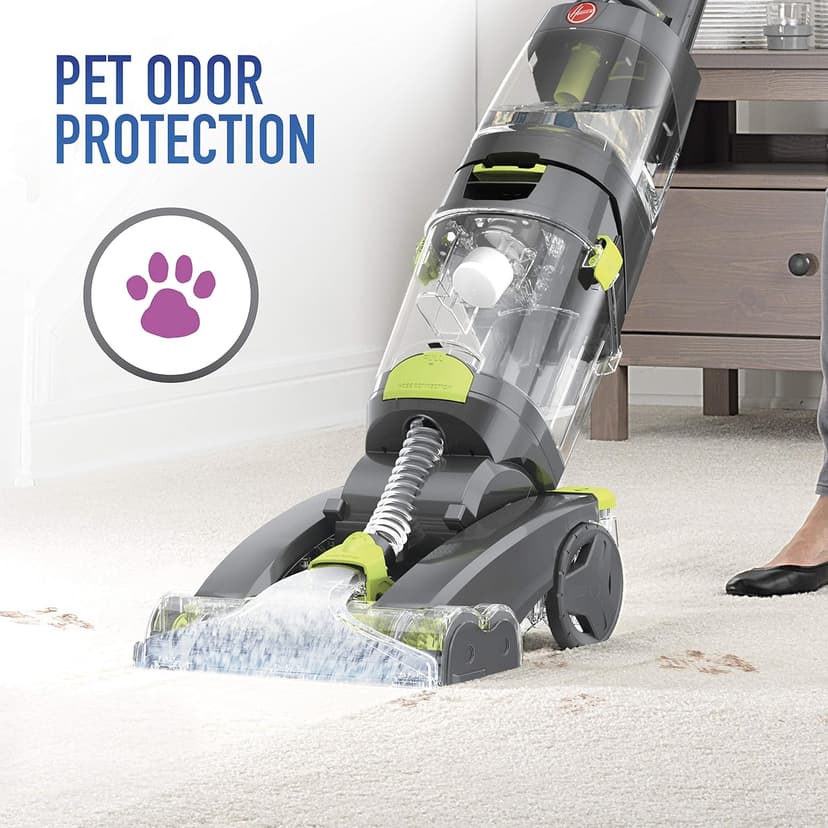 Hoover Pro Clean Pet Upright Carpet Cleaner Machine, Carpet Shampooer Machine for Home and Pets, Pair with a Hoover Portable Spot Cleaner Solution for a Bright, Refreshed Home