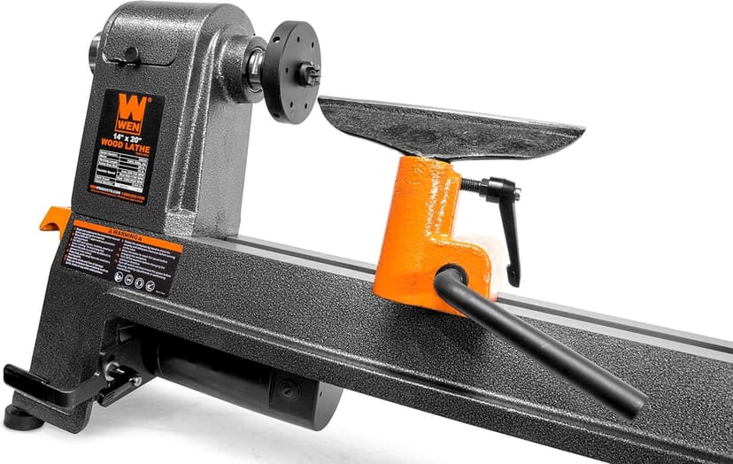 WEN 34035 6-Amp 14-Inch by 20-Inch Variable Speed Benchtop Wood Lathe