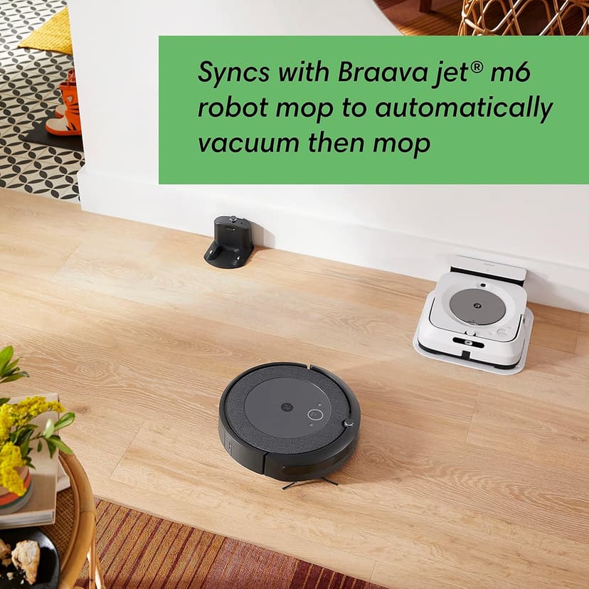 iRobot Roomba i4 EVO Wi-Fi Connected Robot Vacuum – Clean by Room with Smart Mapping Compatible with Alexa, Ideal for Pet Hair, Carpet and Hard Floors