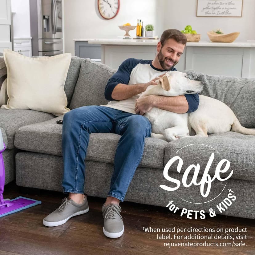 Rejuvenate High-Performance Professional Hardwood Floor Cleaner Streak-Free Formula Eliminates The Toughest Dirt and Grime with Little Effort 128oz