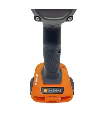 RIDGID 18V Brushless Cordless 4-Mode 1/2 in. Mid-Torque Impact Wrench with Friction Ring (Tool Only), Orange (R86012B)