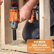 RIDGID 18V Cordless 1/2 in. Impact Wrench Kit with 4.0 Ah Battery and Charger