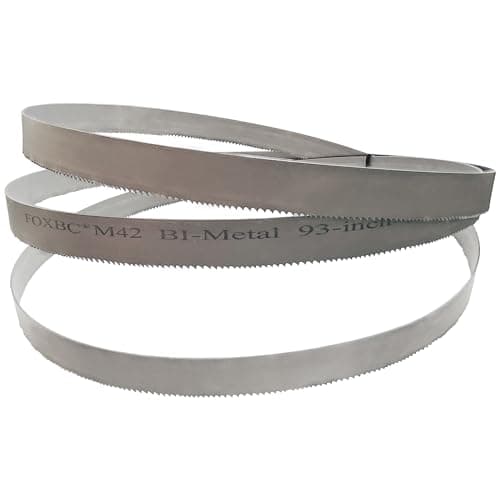 FOXBC 93" X 3/4" X 5/8 TPI Metal Cutting Bi-Metal M42 Band Saw Blades