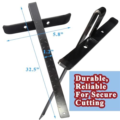 DW3278 Rip Fence Guide Kit Replacement for DeWalt Circular Saw DCS575, DCS570, DCS577, DWE575, DWS535 (Black)