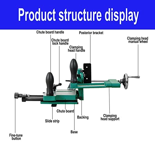 TECHTONGDA Tenon Jig Woodworking Clamps Woodworking Tenoning Machine Mortise Joinery Tool