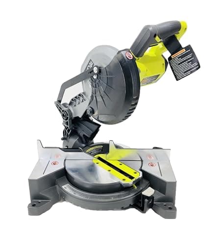 RYOBI 18-Volt ONE+ Cordless 7-1/4 in. Compound Miter Saw (Tool Only) with Blade (Renewed)