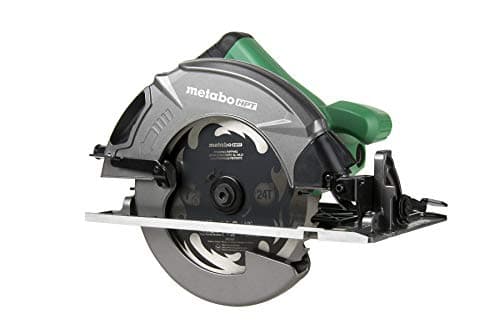 Metabo HPT 7-1/4-Inch Circular Saw Kit | 6,000 Rpm, 15-Amp Motor | Integrated Dust Blower | 24T Premium Framing/Ripping Blade | Single Handed Bevel Adjustment | C7SB3