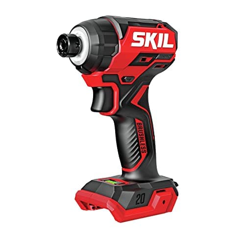 SKIL PWR CORE 20 Brushless 20V 1/4" Hex Compact Impact Driver Tool Only- ID6739B-00