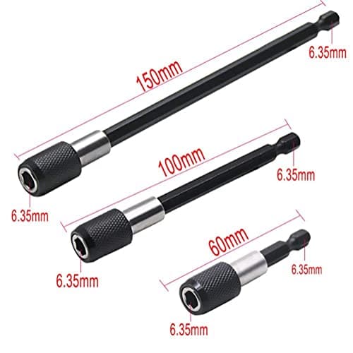 Flexible Drill Bit Extension Set, Includes 105° Right Angle Drill, Bendable Drill Extension, 3pcs 1/4 3/8 1/2" Universal Socket Adapter Set, 3pcs Drill Bit Holder, Screwdriver Bit Kit