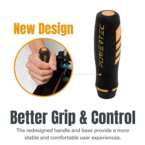 POWERTEC 71395 Taper/Straight Line Jig for Table Saws with 3/4” Wide by 3/8” Deep Miter Slot