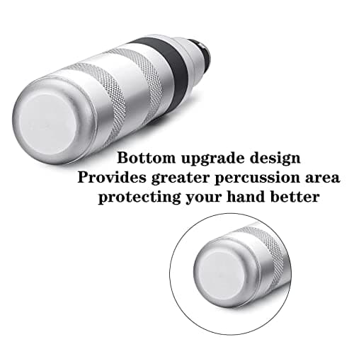 1/2" Hand Manual Reversible Impact Driver Set Extractor-12 PCS Impact Screwdriver S2 Steel Much More Durable Disengage Rusted Fasteners (Short Impact Screwdriver)