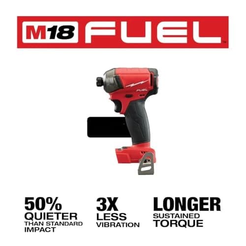 2760-20 Impact Drivers for Milwaukee M18 FUEL 1/4" 18V Hex Hydraulic Driver - Bare Tool