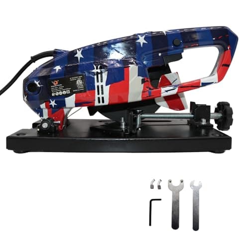 6" Chop Saw Cut Off saw – 6.5 Amp, 610W, 8000 RPM, 60Hz Compact Metal Cutting Corded Saw (Flag Design)