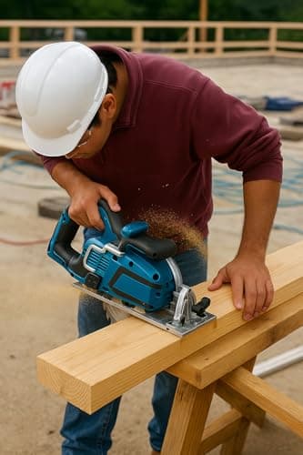 20V Brushless Cordless 7‑1/4″ Rear‑Handle Worm‑Drive Circular Saw – 2‑1/2″ Cut Depth at 90° – 725 Cuts per Charge with 12Ah Battery (sold separately) – Compatible with HERCULES 20V System