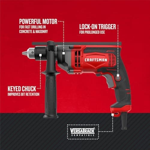CRAFTSMAN 1/2-in Hammer Drill (7 Amp) (CMED741)