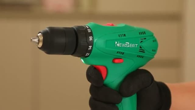 Cordless Drill Set, 12V Power Drill Driver with Battery and Charger, 3/8" Keyless Chuck, 2 Variable Speed, 18+1 Torque Setting, Cordless Drill Driver Kit for Home and DIY Project