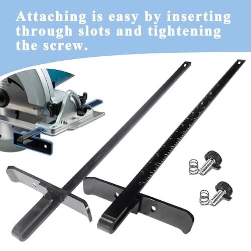 DW3278 Rip Fence Guide Kit Replacement for DeWalt Circular Saw DCS575, DCS570, DCS577, DWE575, DWS535 (Black)