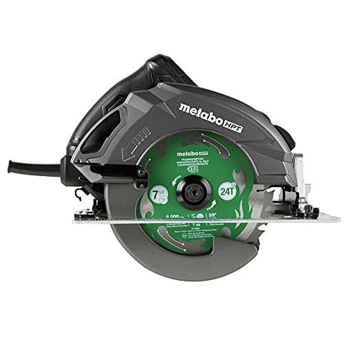 Metabo HPT Circular Saw Kit | RIPMAX | 7 1/4-Inch Blade | 6,800 RPM | Dust Blower Function | 5-Year Warranty | C7UR