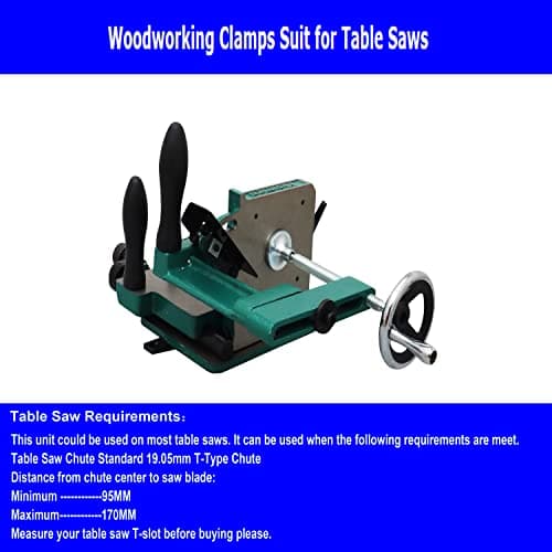 TECHTONGDA Tenon Jig Woodworking Clamps Woodworking Tenoning Machine Mortise Joinery Tool