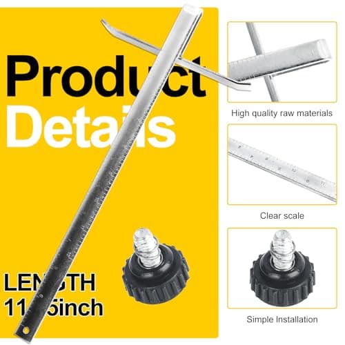 DW3278 Circular Saw Rip Fence for Dewalt 7-1/4-Inch to 8-1/4-Inch Circular Saws,Compatible with DCS575, DCS570, DCS577, DWE575 and DWS535 Cutting Fence, with Round Head Stop Screw and Spring