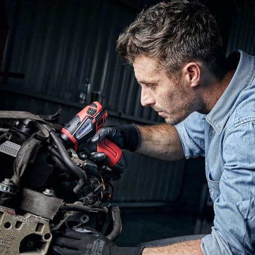 ACDelco 3/8 Power Impact Wrench 90ft-lbs, 3100 RPM, LED Light Cordless Li-ion 12V Max Compact Tool, Kit, Charger, G12 Series ARI12104