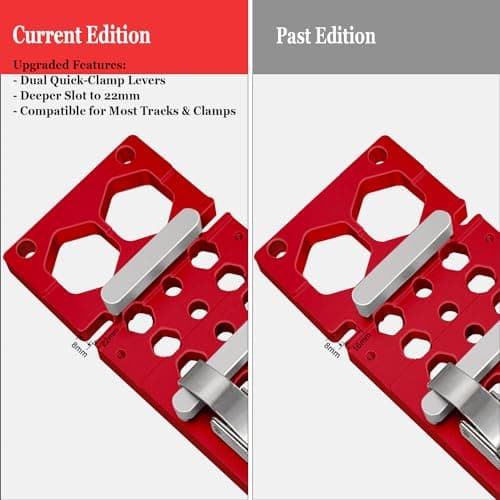 13.4inch Track Saw Guide Rail Square,90° Right Angle Track Saw Square - Compatible with Festool & Makita Guide Rail - Easy-Install Circular Saw Accessories for Precise Cuts(Upgraded)