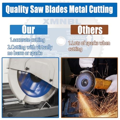 14 Inch Metal Steel Cutting Saw Blade,Replacement for Evolution 14 Inch Chop Saw Blade for Evolution S14CPS,S15CPS,S355MCS,S355CPS,S380CPS|Metal Cutting Saw,66Teeth Mild Steel Cermet Blade