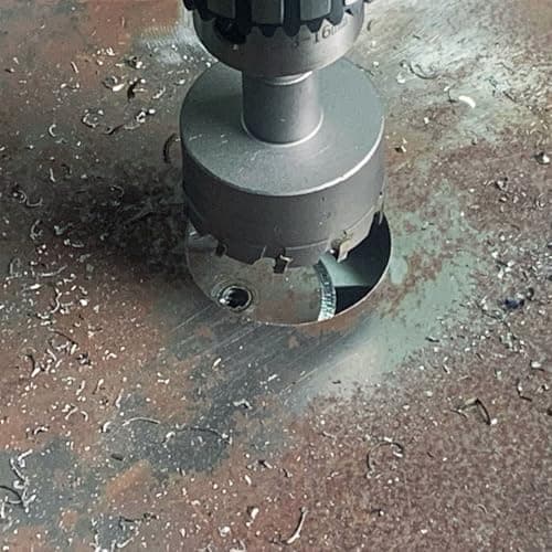 AUTOTOOLHOME 2 inch (50mm) Metal Steel Hole Saw Tooth Carbide Tip TCT Drill Bits Kit for Thick Metal Wood