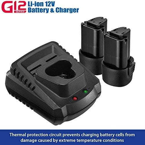 ACDelco ARI12105P G12 Series 12V Cordless Li-ion ¼” 82 ft-lbs. Impact Driver Tool Kit