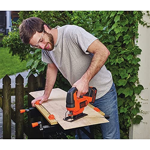 BLACK+DECKER 20V MAX* POWERCONNECT Cordless Jig Saw, Jigsaw Tool Only (BDCJS20B)