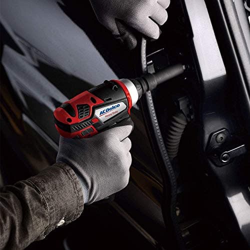 ACDelco 3/8 Power Impact Wrench 90ft-lbs, 3100 RPM, LED Light Cordless Li-ion 12V Max Compact Tool, Kit, Charger, G12 Series ARI12104