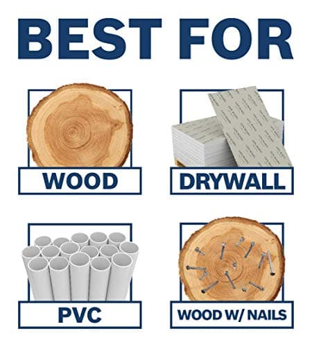 Bosch T102H 3-Piece 3 In. 10 TPI Clean for PVC High Carbon Steel Jig Saw Blades