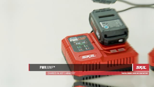 SKIL PWR CORE 20 Brushless 20V 6-1/2'' Circular Saw Kit, Includes 4.0 Ah Battery, PWR ASSIST UBS Adapter AND PWR JUMP Chargers - CR5413-1A