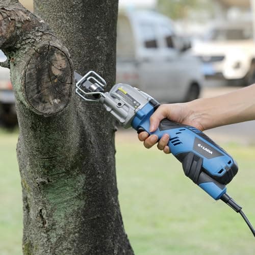 Reciprocating Saw, 5Amp 3000SPM Variable Speed Reciprocating Saw with 1/2" Stroke Length, 6Pcs Blades for Wood, Soft Metal, PVC Pipe Cutting