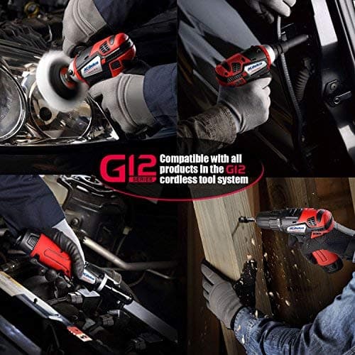 ACDelco ARI12105P G12 Series 12V Cordless Li-ion ¼” 82 ft-lbs. Impact Driver Tool Kit
