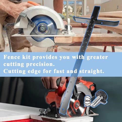 DW3278 Rip Fence Guide Kit Replacement for DeWalt Circular Saw DCS575, DCS570, DCS577, DWE575, DWS535 (Black)