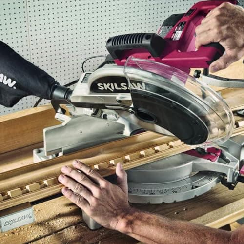 SKIL 3821-01 12-Inch Quick Mount Compound Miter Saw with Laser