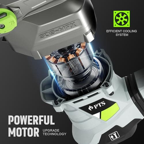 PTS 1-9/16 Inch SDS-Max Rotary Hammer, 13.5 Amp Heavy Duty 3 Functions Corded Concrete Demolition Hammer, w/Vibration Control & Safety Clutch, Includes Drill Bits, Chisels, Carrying Case (Green)