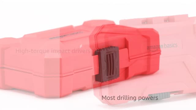 Amazon Basics 42-Piece Impact Screwdriver Bit Set Phillips, Slotted and Torx, One Size