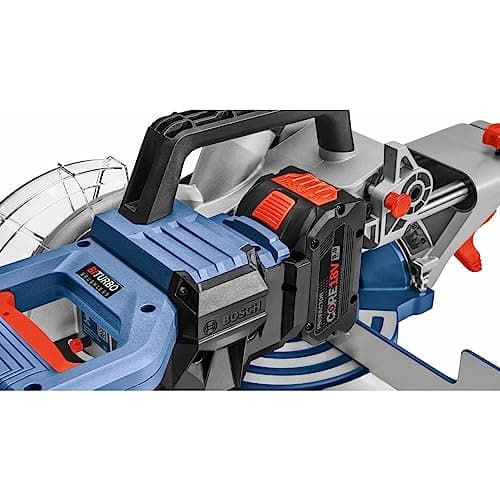 BOSCH GCM18V-07SN PROFACTOR™ 18V 7-1/4 In. Single-Bevel Slide Miter Saw - Mobile, Cordless Solution, 3-3/4 In. Nested Crown Cutting, 8-1/4 In. Crosscut Capacity (Bare Tool)