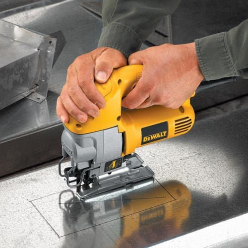 DEWALT Jig Saw, Top Handle, 5.5-Amp, Corded (DW317K), Yellow